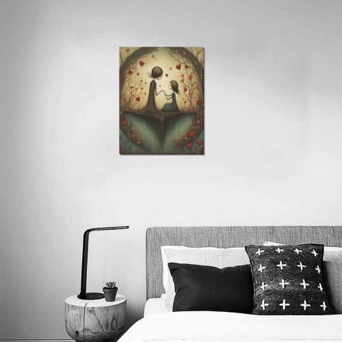 A Daughters Love Upgraded Canvas Print 11"x14"
