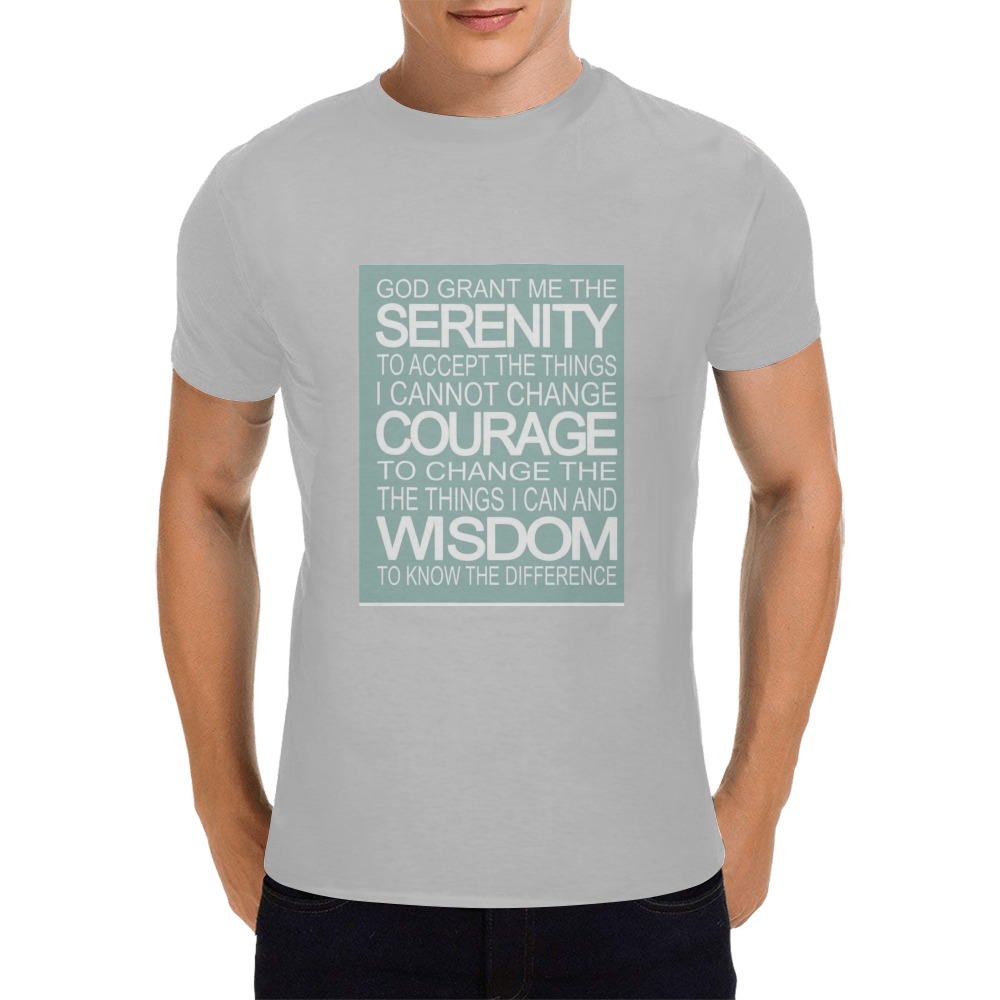 serenity prayer Men's T-Shirt in USA Size (Front Printing Only)