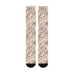 Geometric vintage mosaic 23 Over-The-Calf Socks
