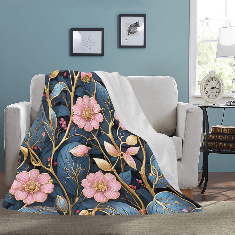 Fabulous Florals 19 Ultra-Soft Micro Fleece Blanket 60"x80"