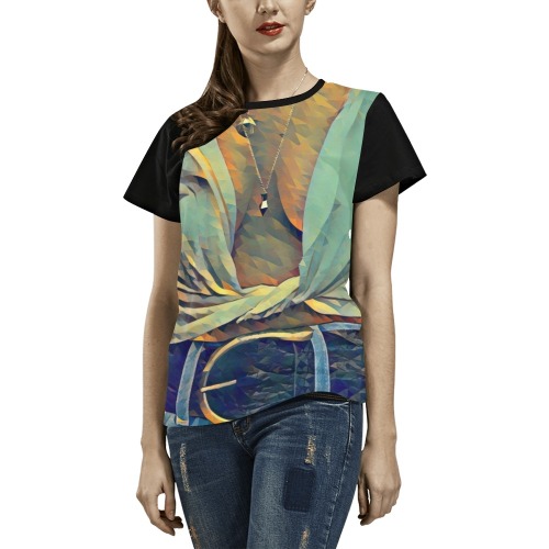 8522022 All Over Print T-Shirt for Women (USA Size) (Model T40)