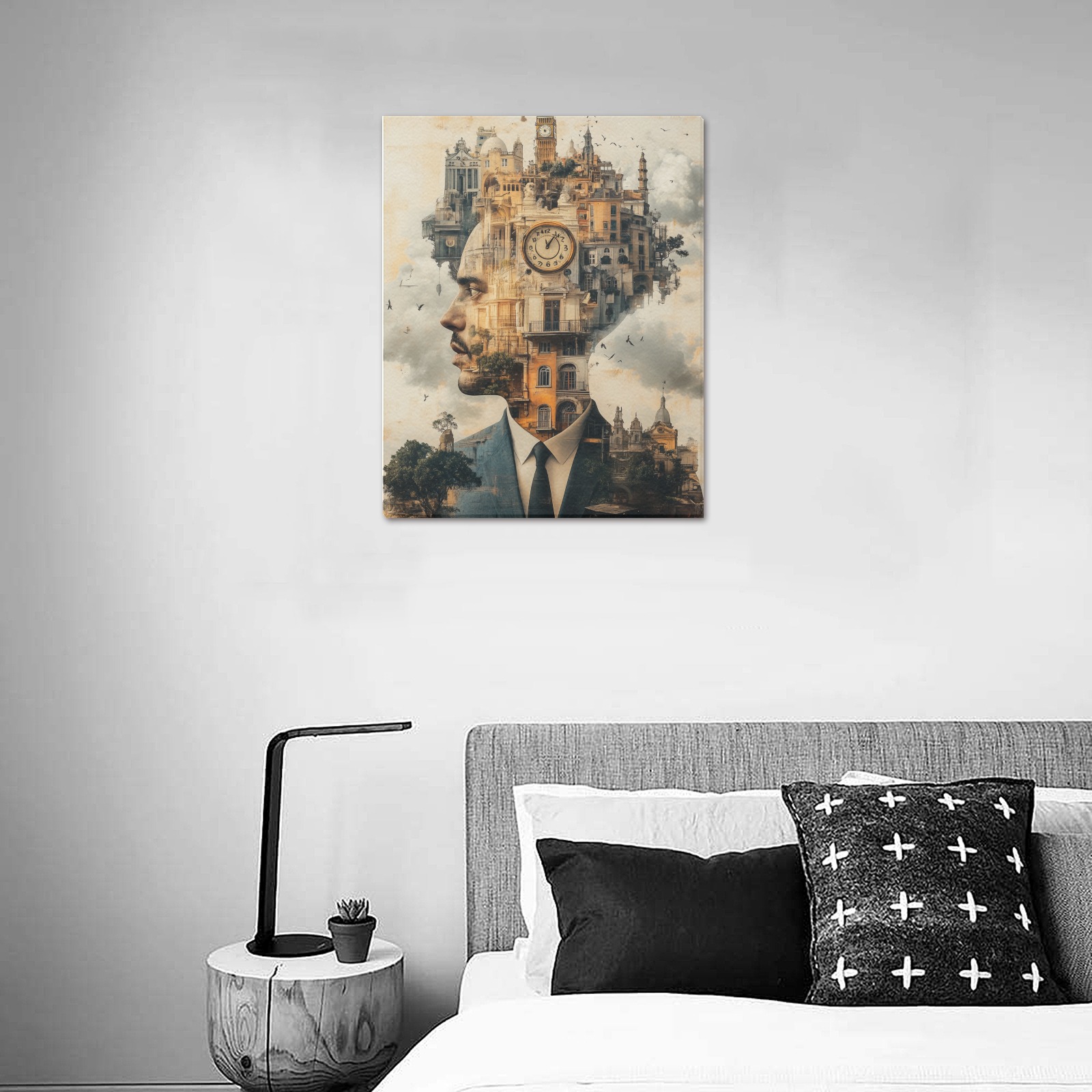 Surreal Time 15 Upgraded Canvas Print 16"x20"