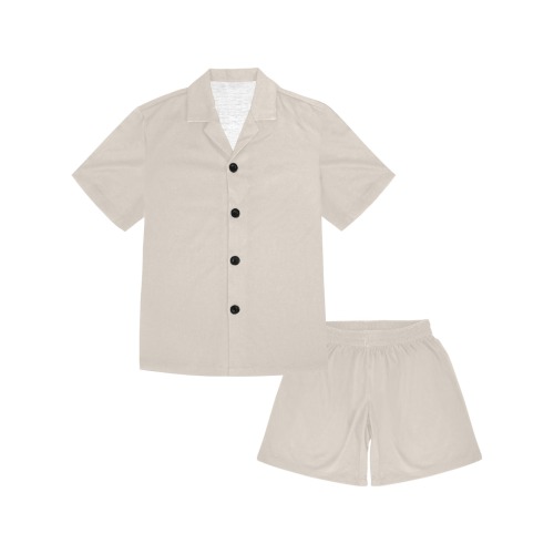 Perfectly Pale Little Girls' V-Neck Short Pajama Set