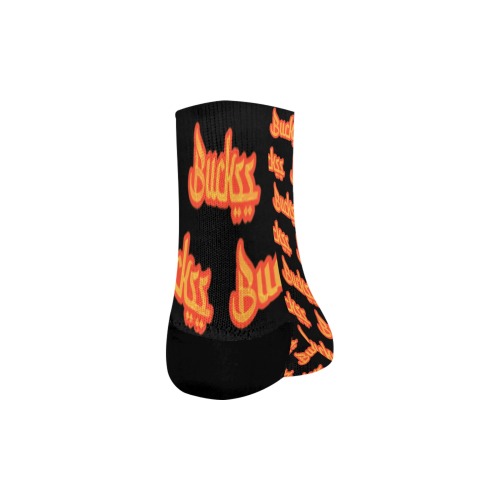 Buckss ankle sock orange update Quarter Socks