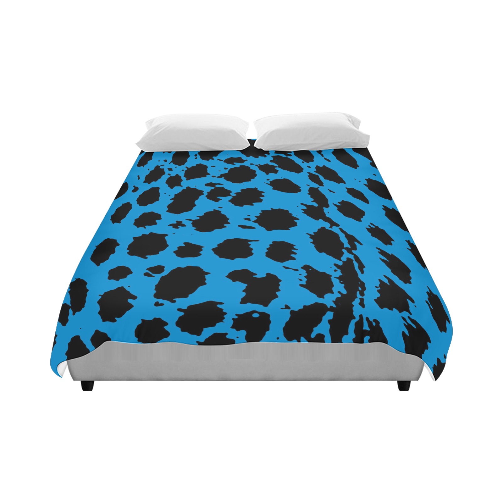 Cheetah Blue Duvet Cover 86"x70" ( All-over-print)