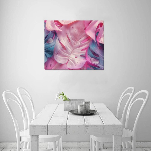 Floral Delight Frame Canvas Print 24"x20"