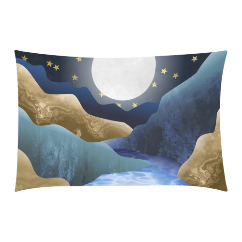 Moonlight Mountain Valley Stream 3-Piece Bedding Set