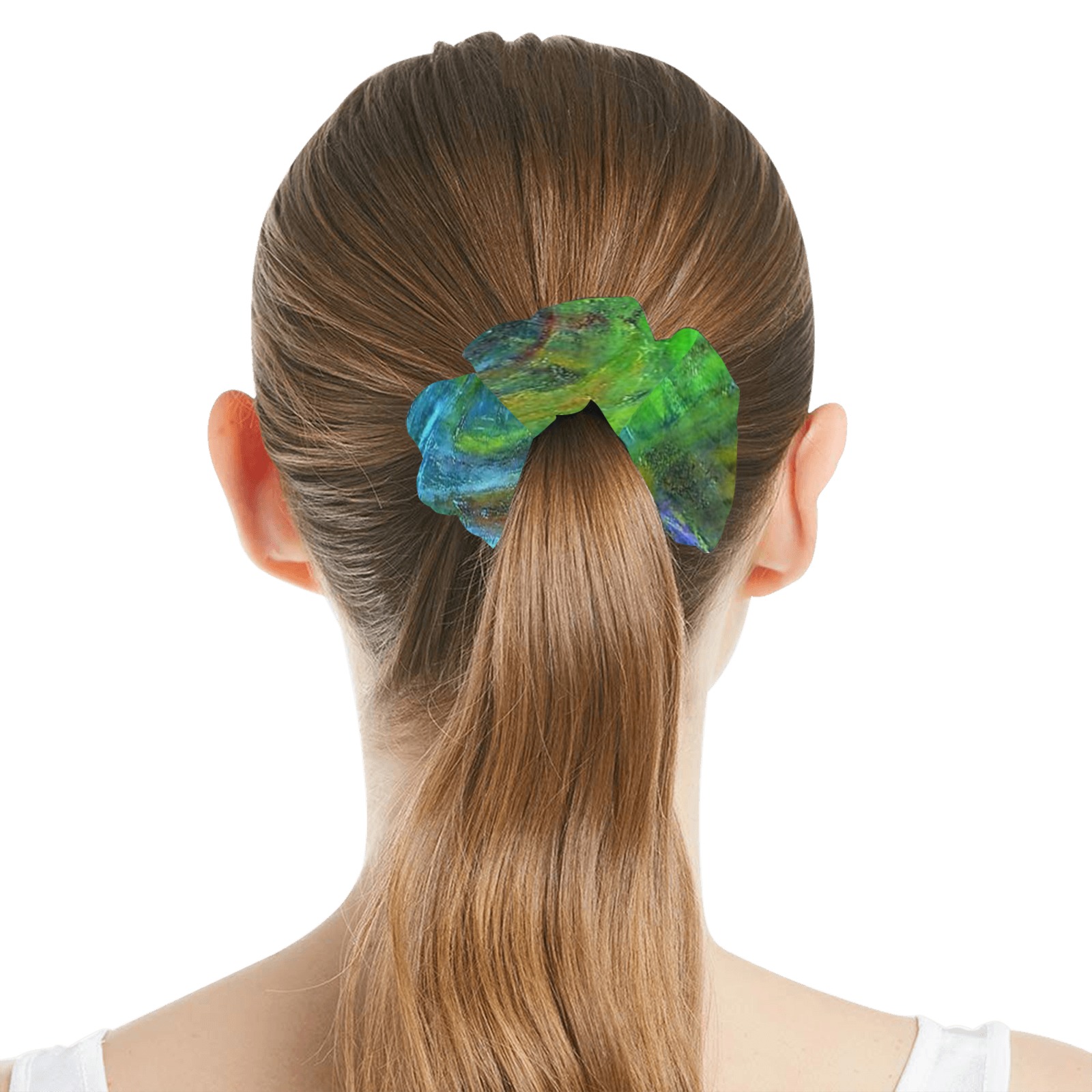 Coconut Tree Collection All Over Print Hair Scrunchie