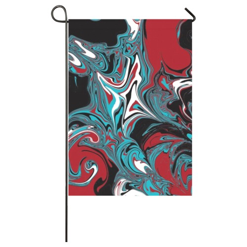 Dark Wave of Colors Garden Flag 28''x40'' （Without Flagpole）
