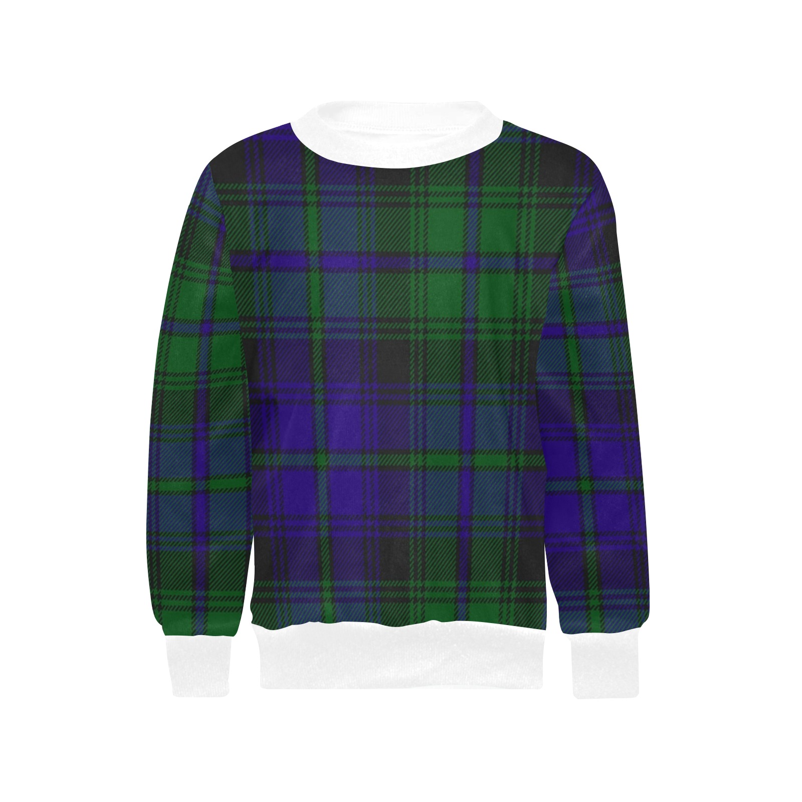 5TH. ROYAL SCOTS OF CANADA TARTAN Girls' All Over Print Crew Neck Sweater (Model H49)