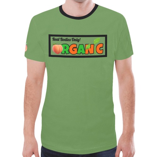 Green T-Shirt New All Over Print T-shirt for Men (Model T45)