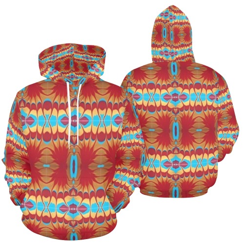 Harlequin All Over Print Hoodie for Men (USA Size) (Model H13)