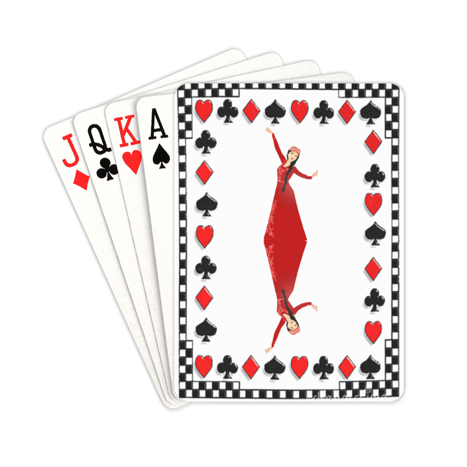 Dancing Playing cards Playing Cards 2.5"x3.5"