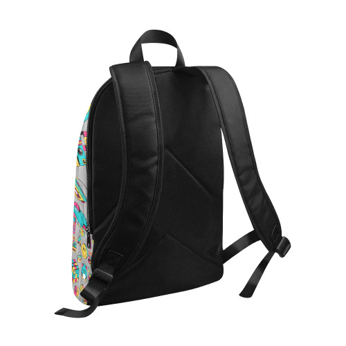 80's retro Fabric Backpack for Adult (Model 1659)