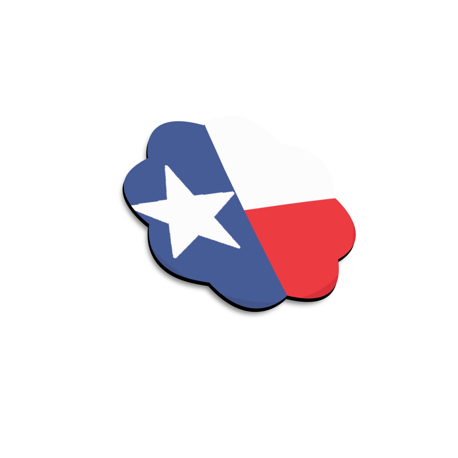 Texas Circle Flower-Shaped Fridge Magnet