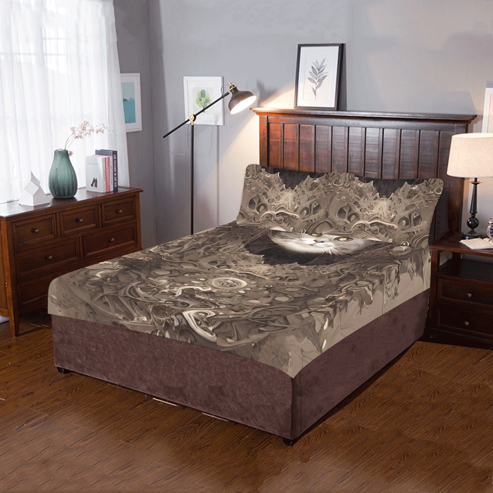 digitalcat 3-Piece Bedding Set