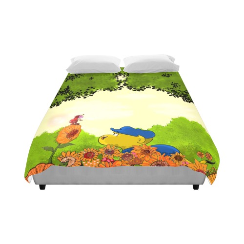 Ferald and Mizz Ladybug Duvet Cover 86"x70" ( All-over-print)
