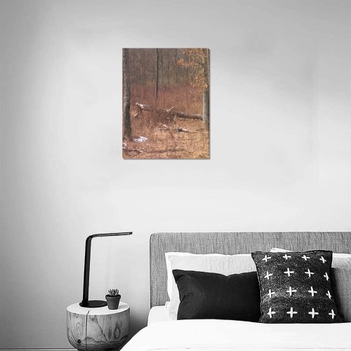 Falling tree in the woods Upgraded Canvas Print 11"x14"