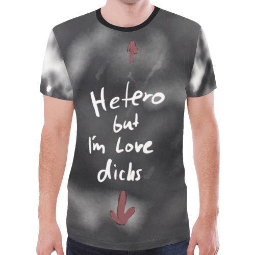 Hetero New All Over Print T-shirt for Men (Model T45)