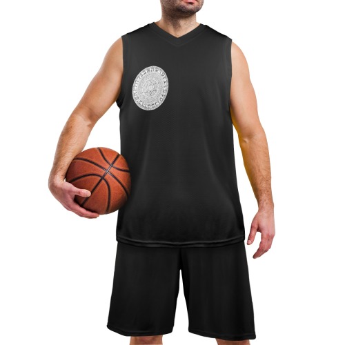20 Men's V-Neck Basketball Uniform