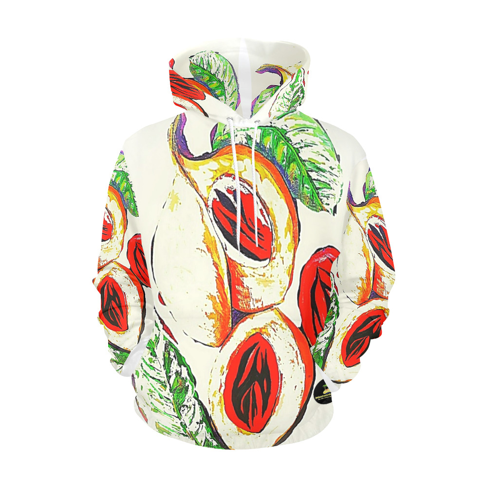 manusartgnd All Over Print Hoodie for Women (USA Size) (Model H13)