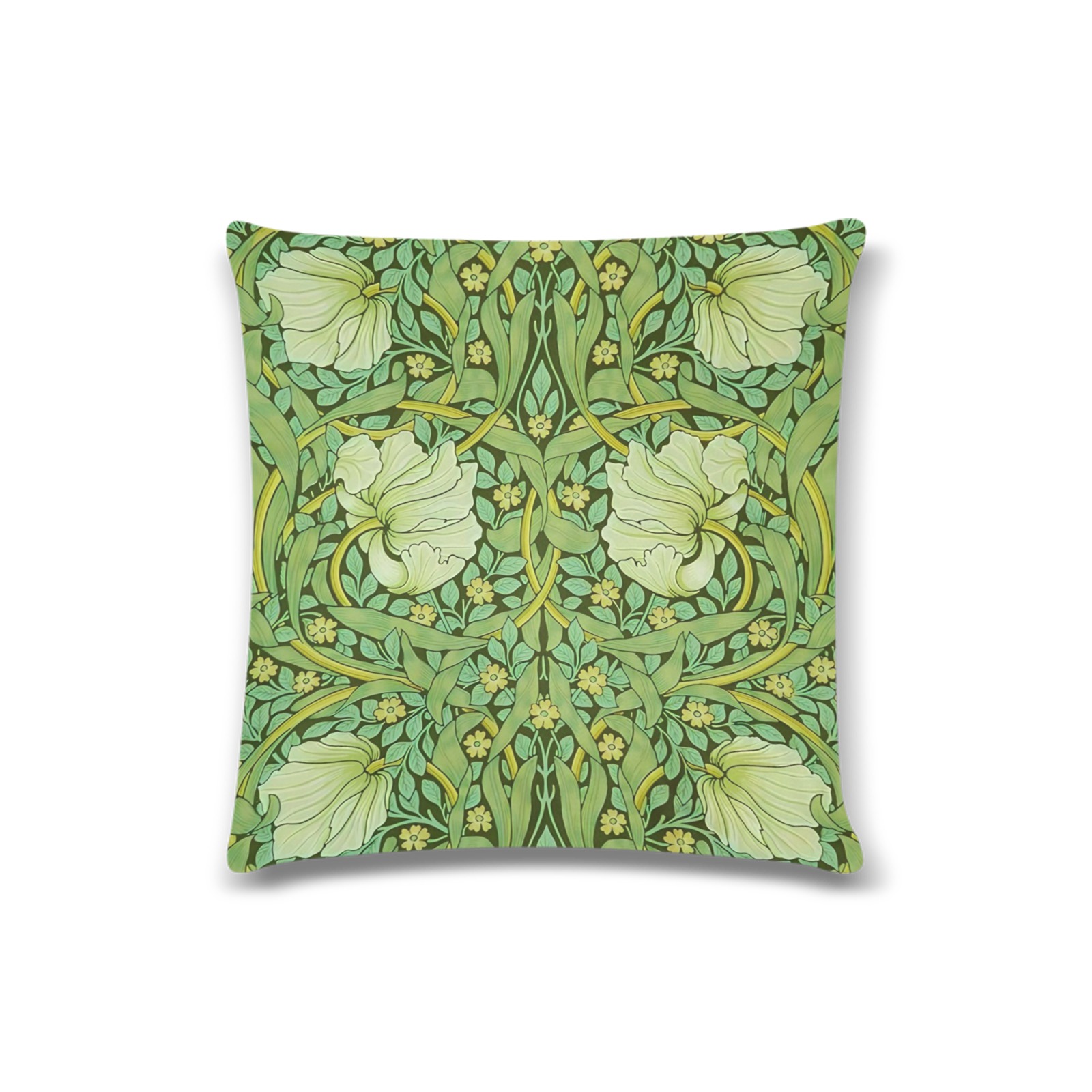 William Morris - Pimpernel Custom Zippered Pillow Case 16"x16"(Twin Sides)