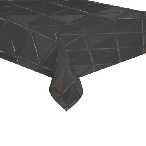 mosaic triangle 7 Cotton Linen Tablecloth 60"x120"