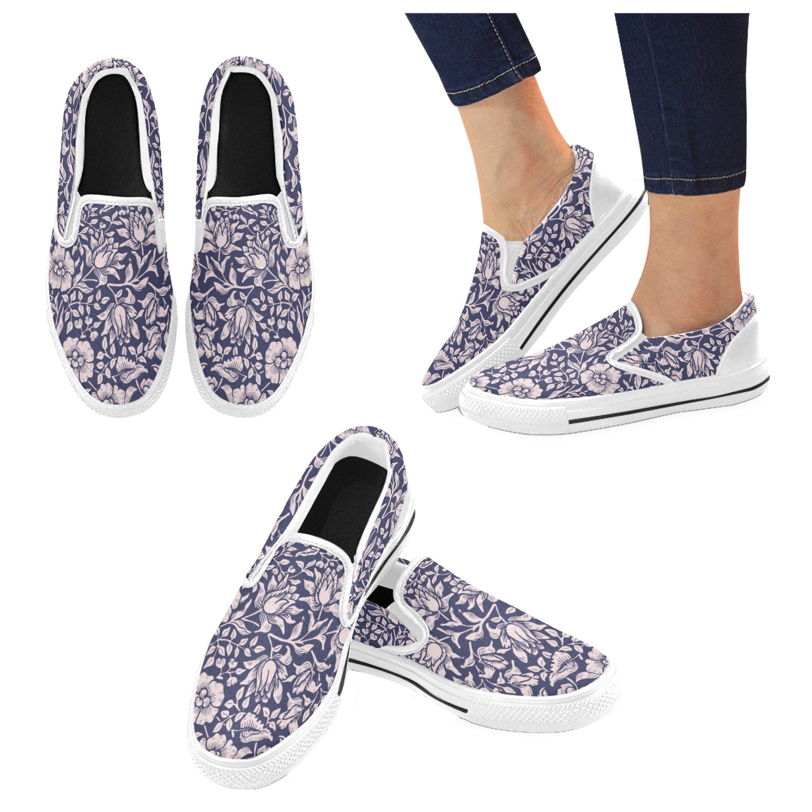 Shoes Slip-on Canvas Shoes for Kid (Model 019)