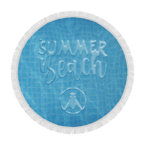 SUMMER BEACH Collectable Fly Circular Beach Shawl 59"x 59"