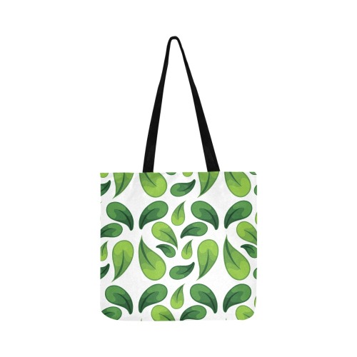 Green leaves pattern Reusable Shopping Bag Model 1660 (Two sides)