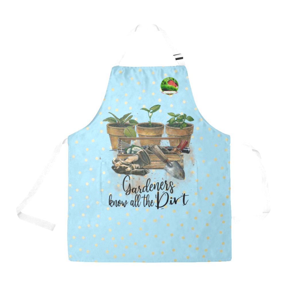 Hilltop Garden Produce by Kai Apron Collection- Gardeners know all the Dirt 53086P30 All Over Print Apron