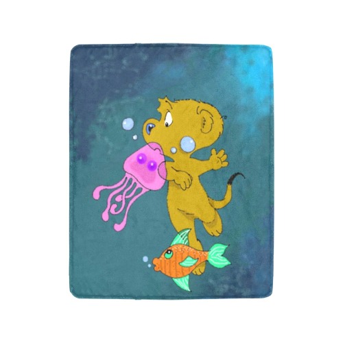 Ferald's Swim Ultra-Soft Micro Fleece Blanket 40"x50"