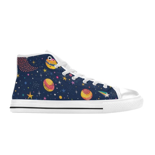 bb 5r5ccf55 High Top Canvas Shoes for Kid (Model 017)