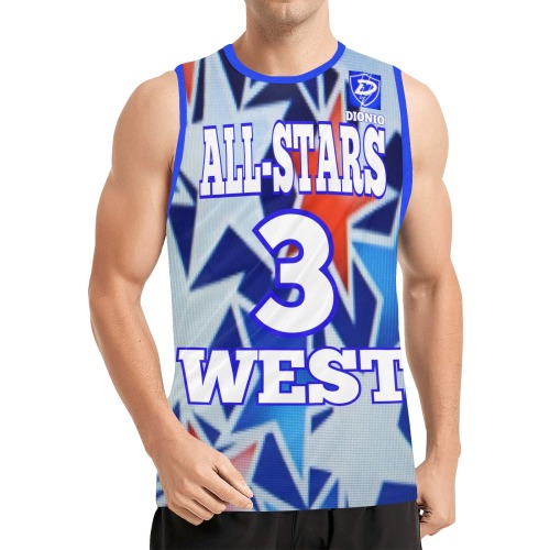 DIONIO - ALL-STAR Basketball Jersey (West #3) All Over Print Basketball Jersey