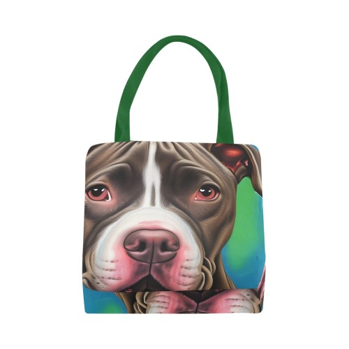 American Staffordshire Terrier Canvas Tote Bag (Model 1657)
