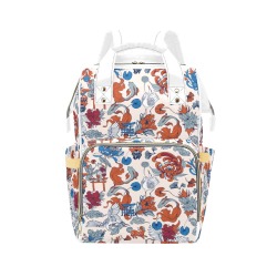 Wild Asian pattern I Multi-Function Diaper Backpack/Diaper Bag (Model 1688)