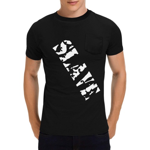 Slave by Fetishworld Men's All Over Print T-Shirt with Chest Pocket (Model T56)