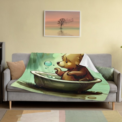 Little Bears 6 Ultra-Soft Micro Fleece Blanket 50"x40"