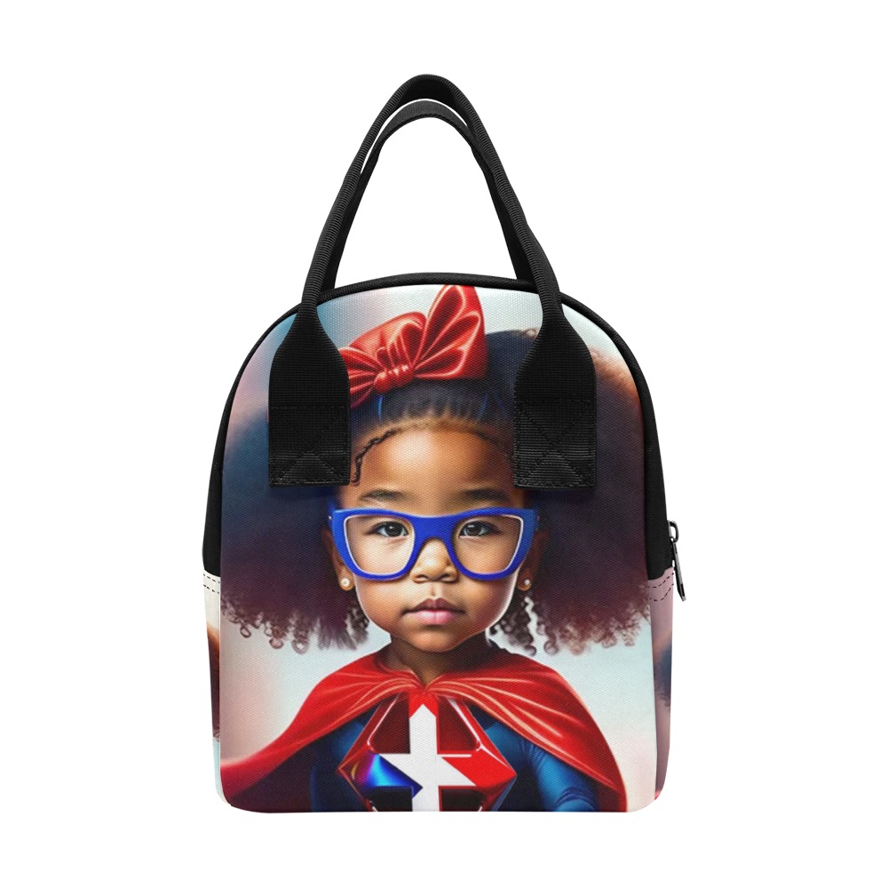 Superhero Lunch Bag #1 Zipper Lunch Bag (Model 1689)