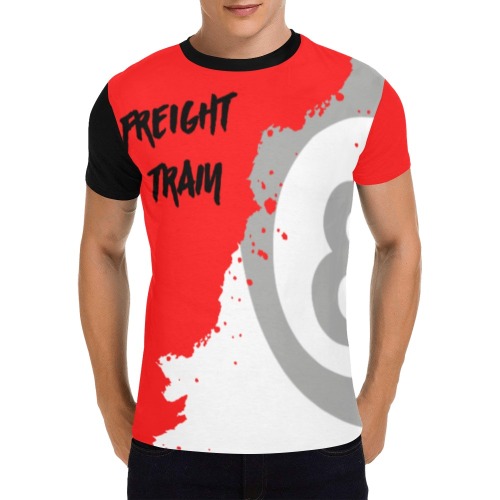 Freight train (1) All Over Print T-Shirt for Men (USA Size) (Model T40)