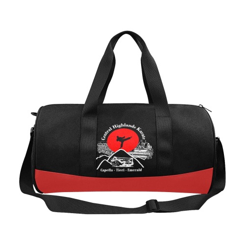 CHK Duffel Red Black Duffle Bag (Model 1679)