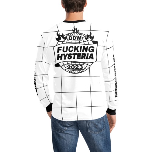 FH VORTEX Men's All Over Print Long Sleeve T-shirt (Model T51)