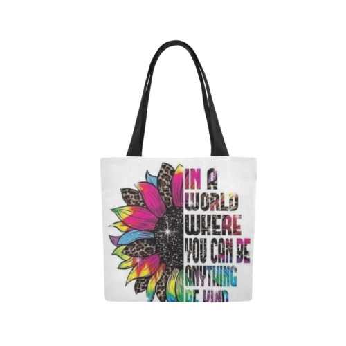 tote bag in a world... Canvas Tote Bag (Model 1657)
