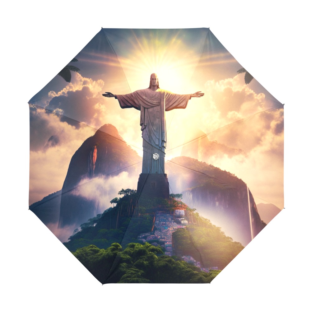 Cristo Redentor 9 Anti-UV Foldable Umbrella (U08)