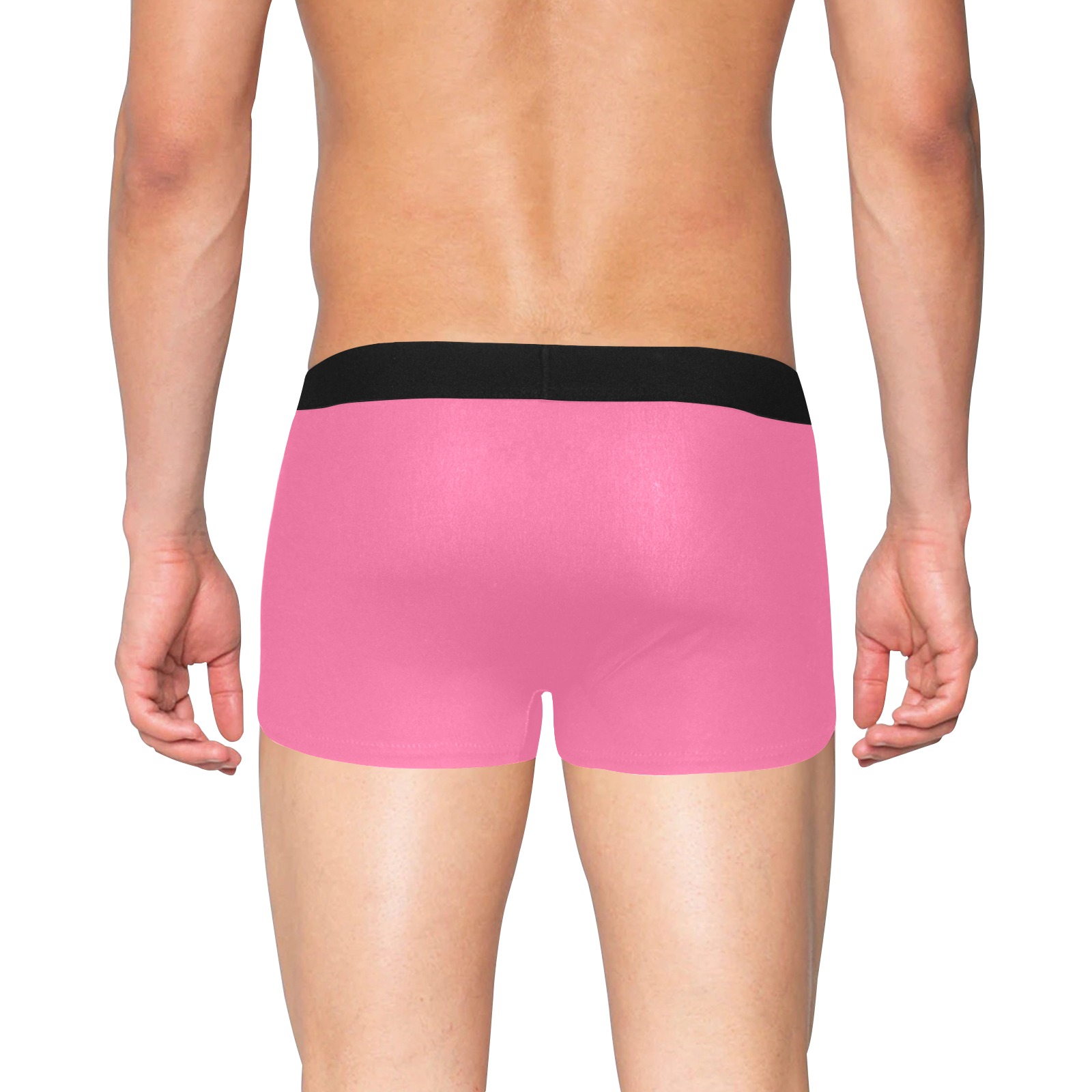 color French pink Men's Boxer Briefs with Fly (Model L49)
