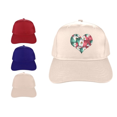 Mexico Flags Heart