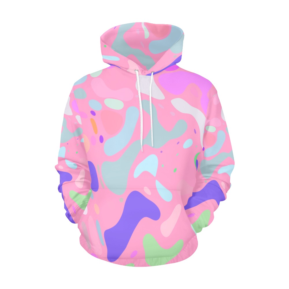 pastelspot All Over Print Hoodie for Women (USA Size) (Model H13)