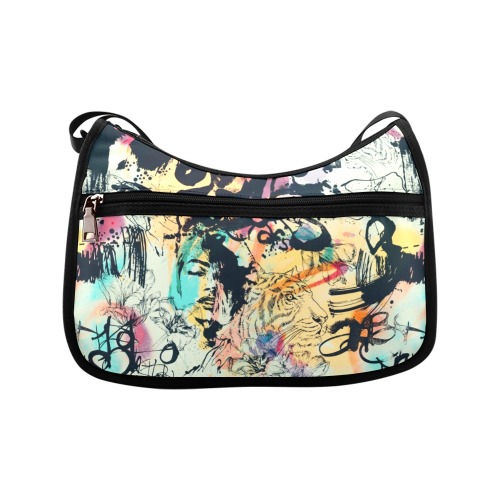 Graffiti-colorful Crossbody Bags (Model 1616)