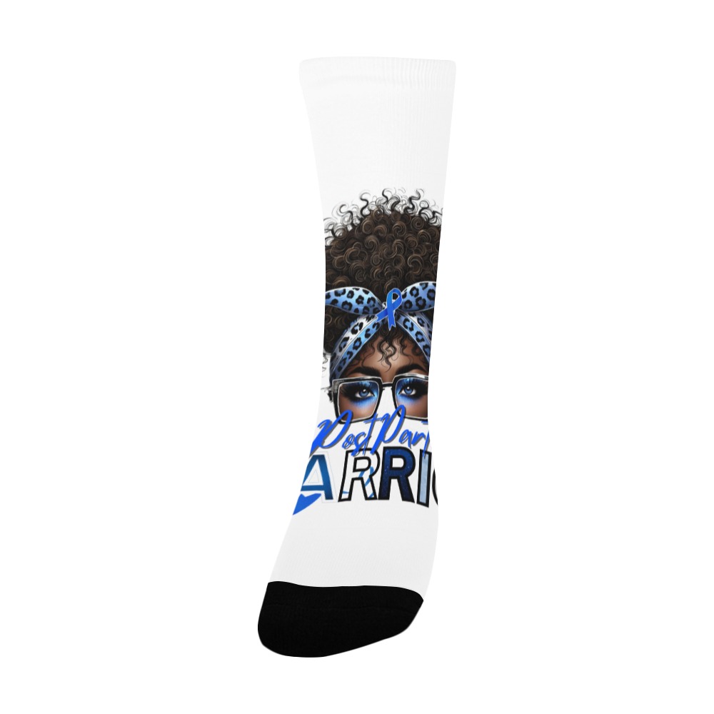 Postpartum warrior Custom Socks for Women