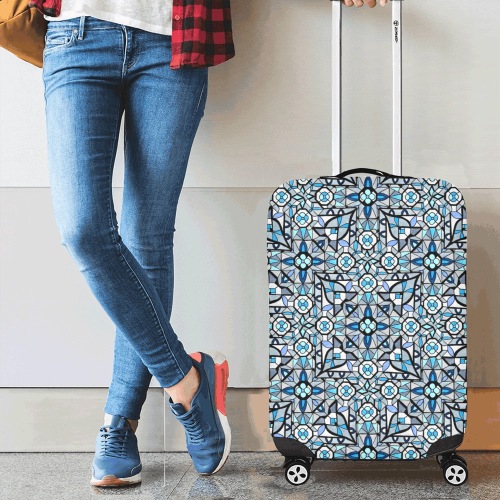 Moody Blue Luggage Cover/Small 18"-21"